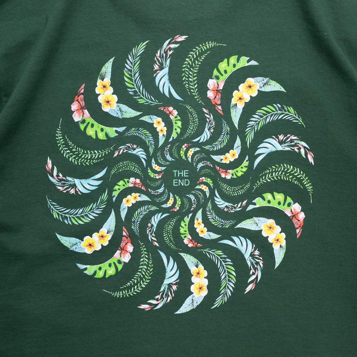 SPITFIRE FLORAL CLASSIC SWIRL S/S TEE - FOREST