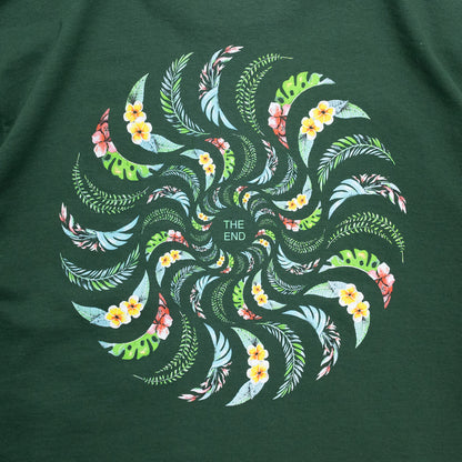 SPITFIRE FLORAL CLASSIC SWIRL S/S TEE - FOREST
