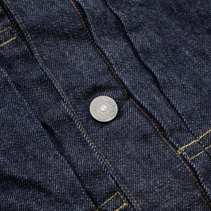SUGER CANE 13oz. DENIM BLOUSE 1936 MODEL T-BACK - ONE WASH (SC11936T)