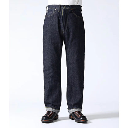 SUGAR CANE(シュガーケーン)の「Super Denim Collectibles」シリーズ第三弾の「1940’s SPECIAL (Made in USA / SC49050)」の正面からの着用写真