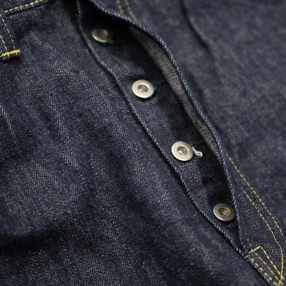 SUGAR CANE(シュガーケーン)の「Super Denim Collectibles」シリーズ第三弾の「1940’s SPECIAL (Made in USA / SC49050)」のフロントボタンフライ写真