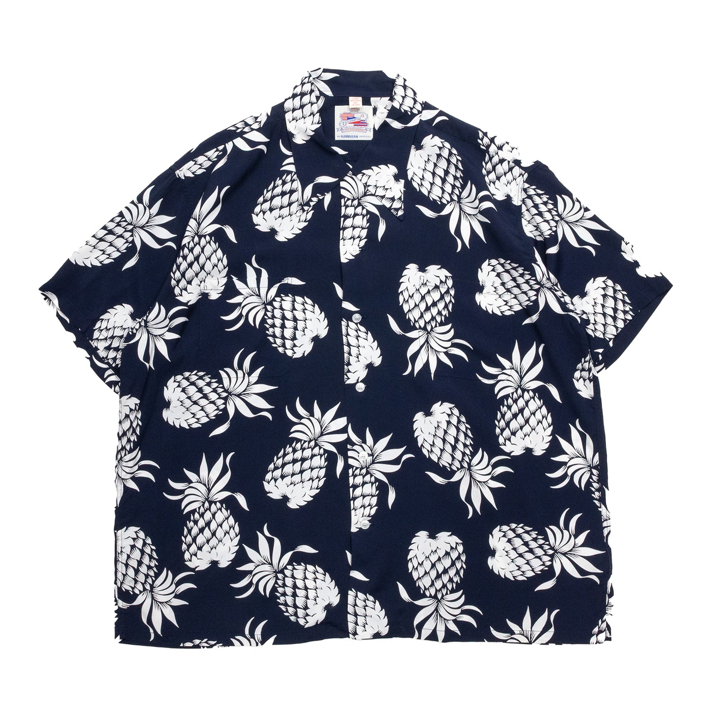 SUN SURF / DUKE KAHANAMOKU SPECIAL EDITION “DUKE'S PINEAPPLE” (SHORT SLEEVE) - NAVY