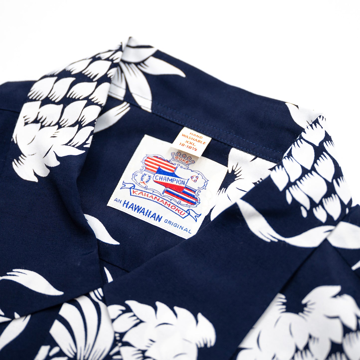 SUN SURF / DUKE KAHANAMOKU SPECIAL EDITION “DUKE'S PINEAPPLE” (SHORT SLEEVE) - NAVY