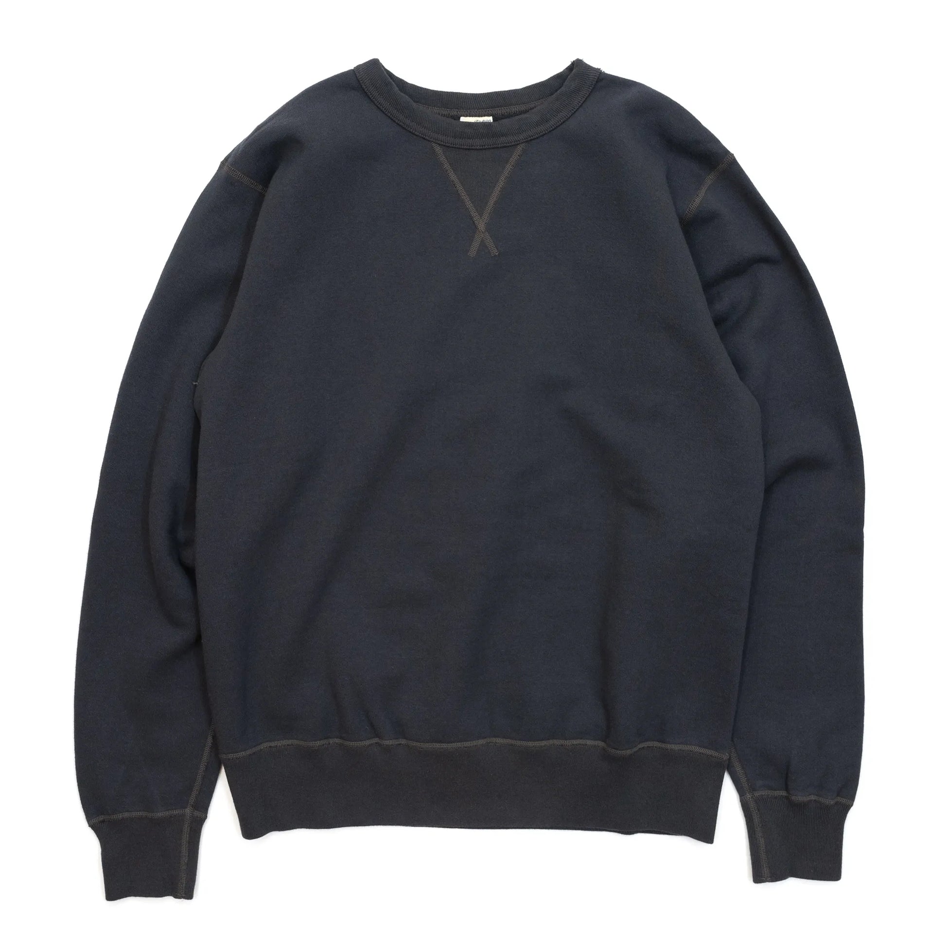 BUZZ RICKSON'S SET-IN CREW NECK SWEAT - BLACK(BR65622 BUZZ RICKSON'S SET-IN CREW NECK SWEAT - BLACK(BR65622