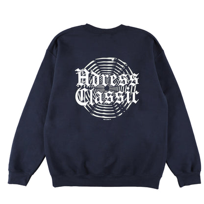 ADRESS CO CLASSIC LOGO SWEAT SHIRTS - NAVY