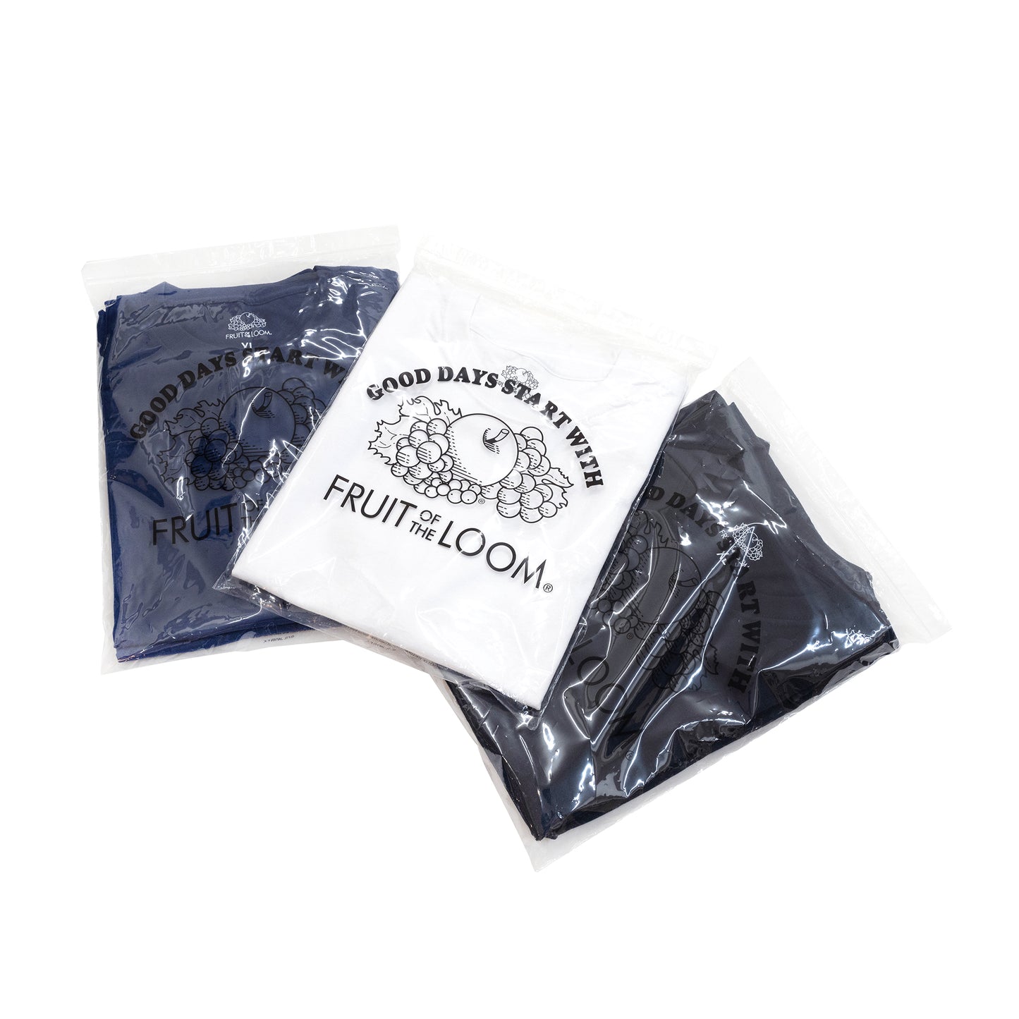 CLUMSY PICTURES  FRUIT OF THE ROOM 2 PACK S/S TEE - NAVY