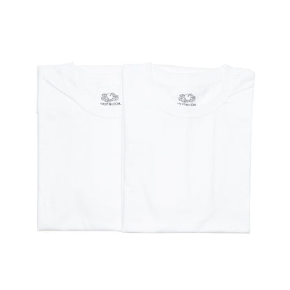 CLUMSY PICTURES  FRUIT OF THE ROOM 2 PACK S/S TEE - WHITE