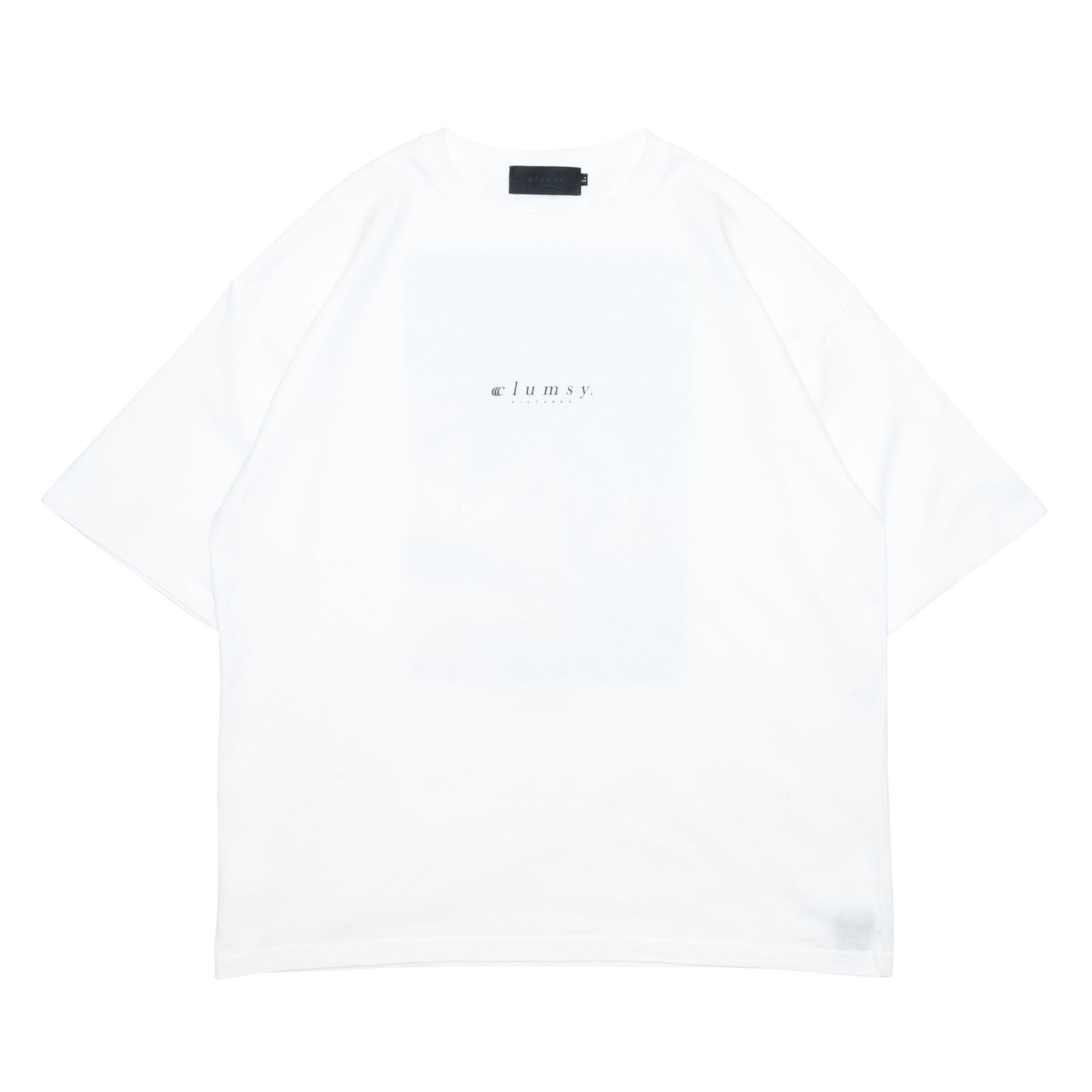 CLUMSY PICTURES VACATION S/S WIDE TEE - WHITE