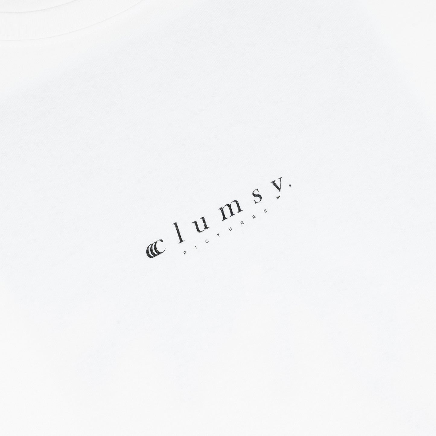 CLUMSY PICTURES VACATION S/S WIDE TEE - WHITE