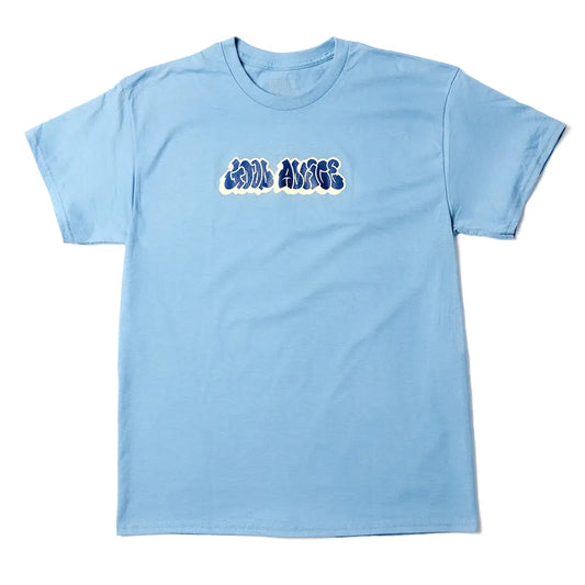 GOOD ADVICE 90s S/S TEE - SLATE BLUE