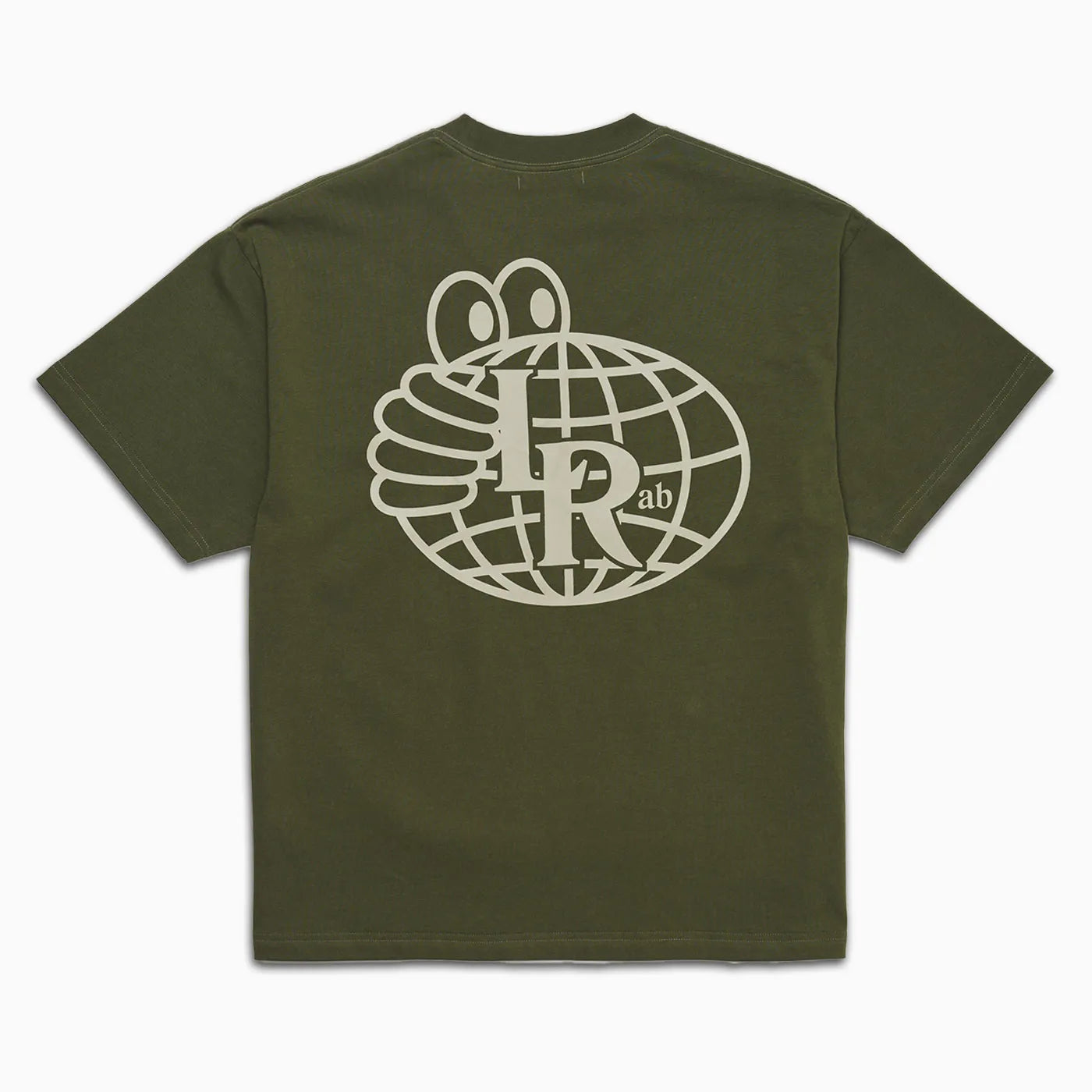 LAST RESORT / AB ATLAS MONOGRAM S/S TEE - WHITE/BLACK