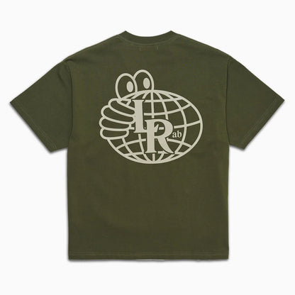 LAST RESORT / AB ATLAS MONOGRAM S/S TEE - WHITE/BLACK