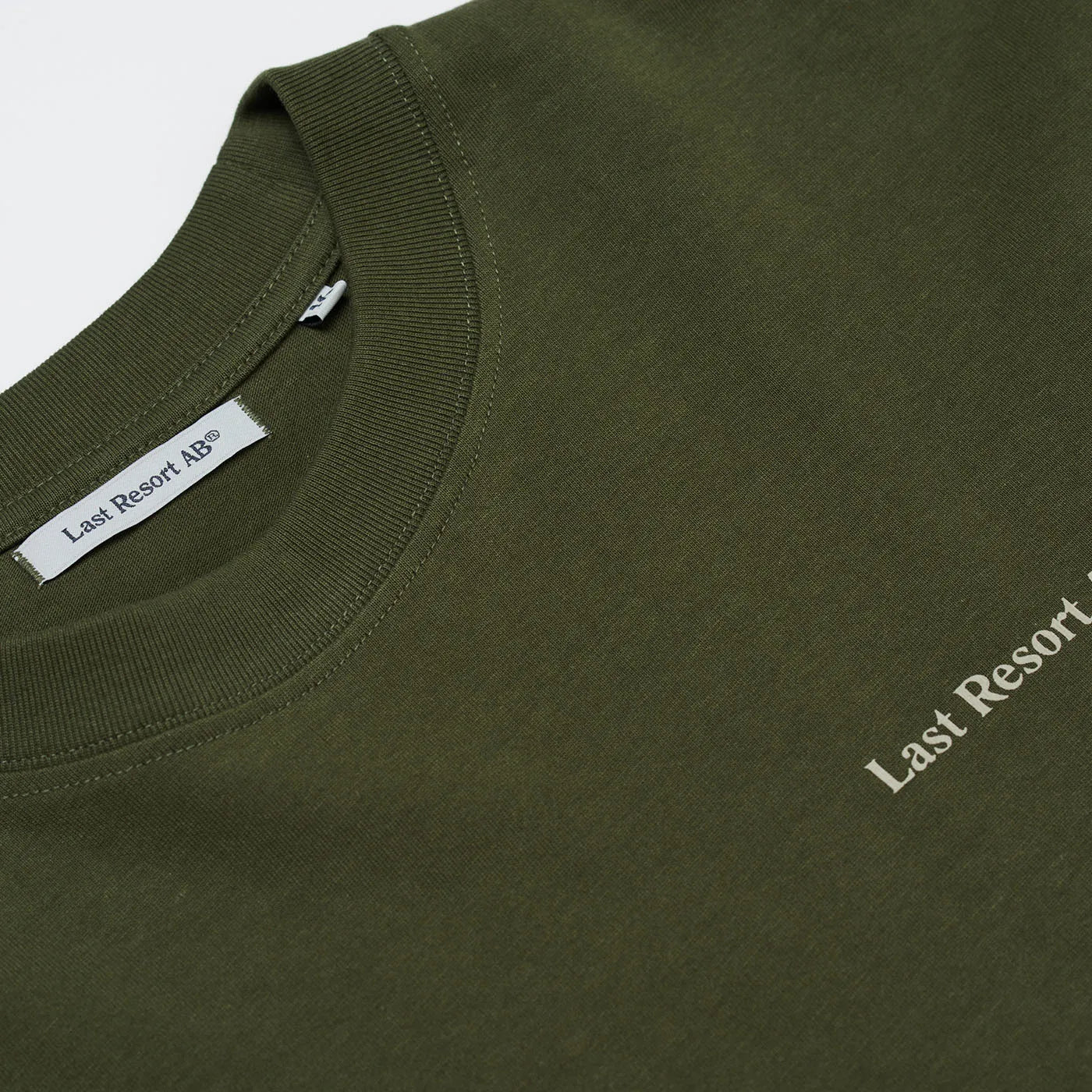 LAST RESORT / AB ATLAS MONOGRAM S/S TEE - WHITE/BLACK