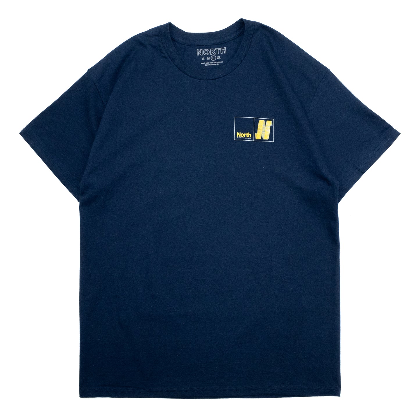 NORTH SKATE MAG N LOGO S/S TEE - NAVY