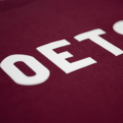 POETS OG LOGO S/S TEE - MAROON