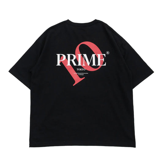 Prime 10周年記念の限定モデルのTシャツ「ANNIV. LOGO」のBLACKカラーの背面からの商品写真