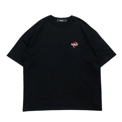 Prime 10周年記念の限定モデルのTシャツ「ANNIV.」のBLACKカラーの正面からの商品写真