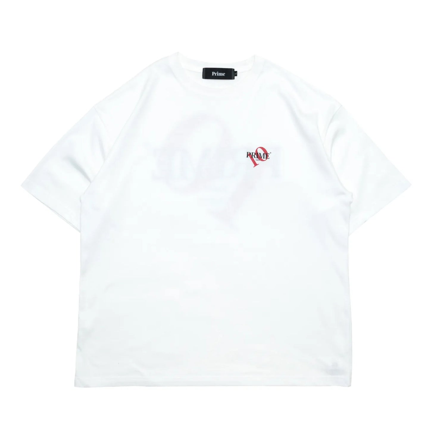 Prime 10周年記念の限定モデルのTシャツ「ANNIV. 」のWHITEカラーの正面からの商品写真