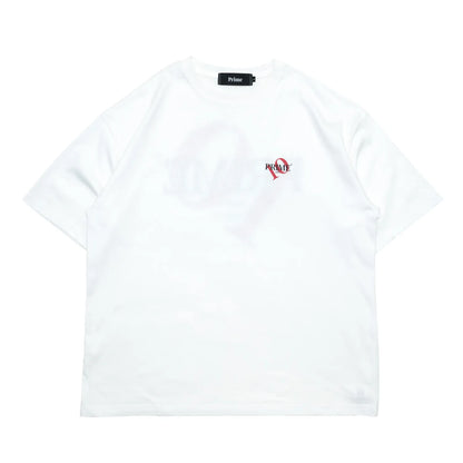 Prime 10周年記念の限定モデルのTシャツ「ANNIV. 」のWHITEカラーの正面からの商品写真