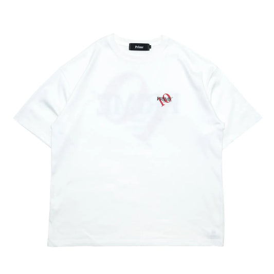 Prime 10周年記念の限定モデルのTシャツ「ANNIV. 」のWHITEカラーの正面からの商品写真