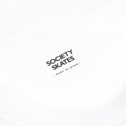 SOCIETY BANANA2 S/S TEE - WHITE