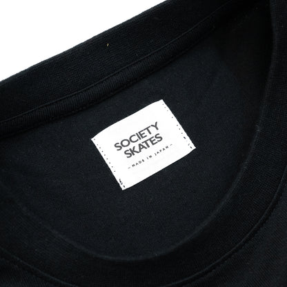 SOCIETY HEALTHY S/S TEE - BLACK