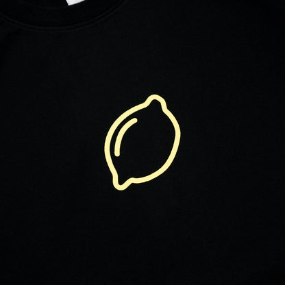 SOCIETY LEMON S/S TEE - BLACK