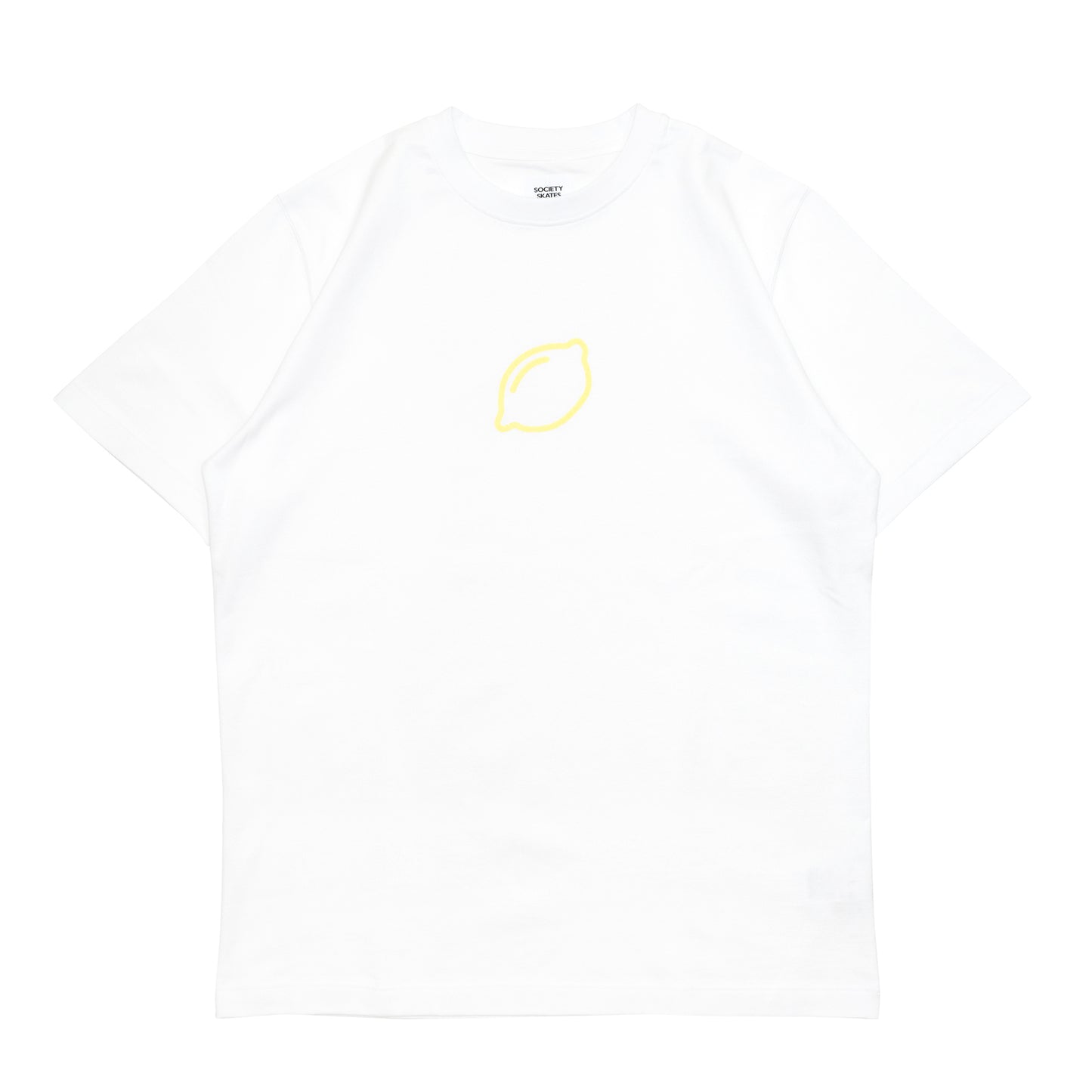 SOCIETY LEMON S/S TEE - WHITE