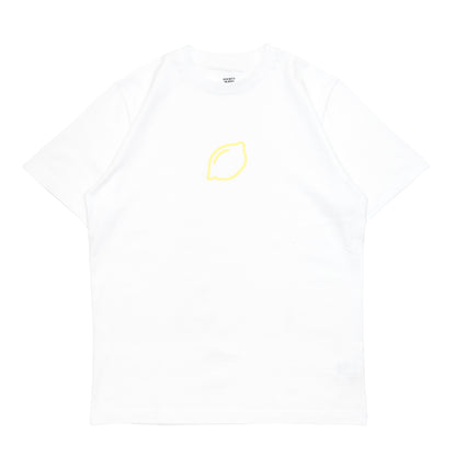 SOCIETY LEMON S/S TEE - WHITE