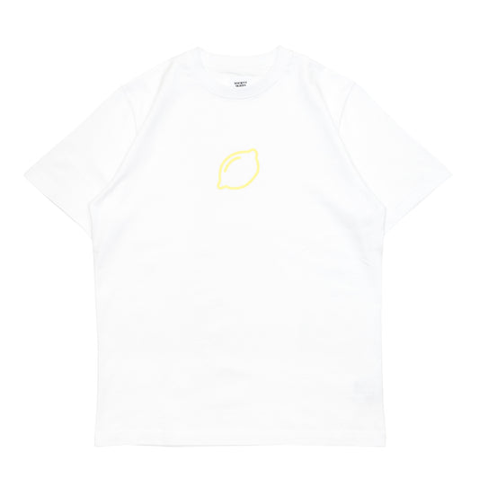 SOCIETY LEMON S/S TEE - WHITE