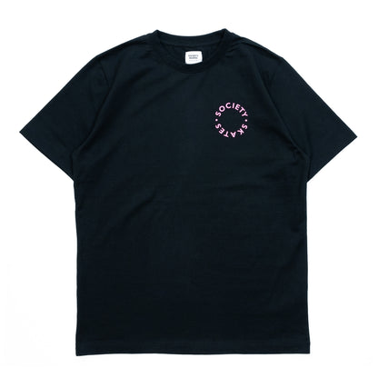 SOCIETY LOGO S/S TEE - BLACK