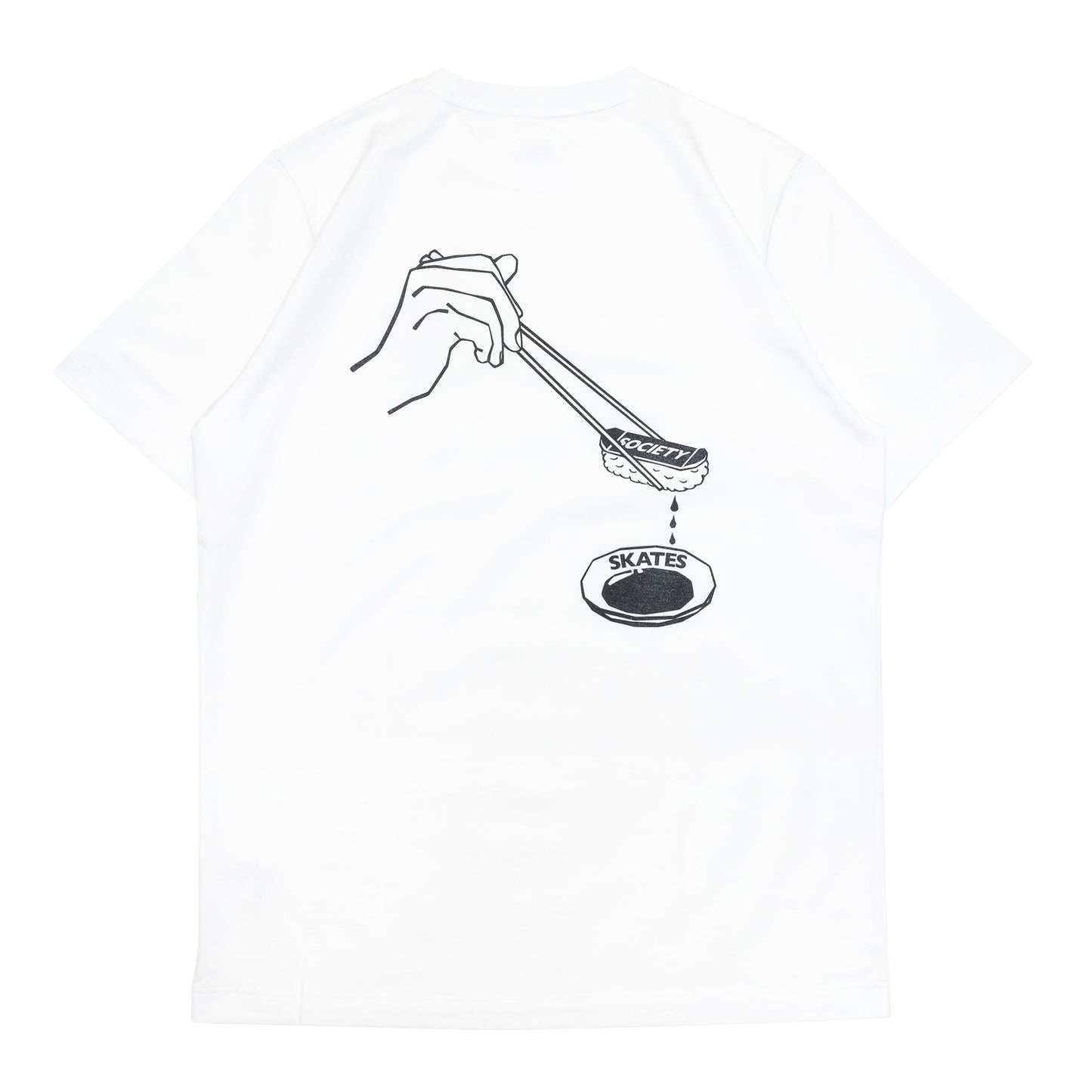 SOCIETY SUSHI S/S TEE - WHITE