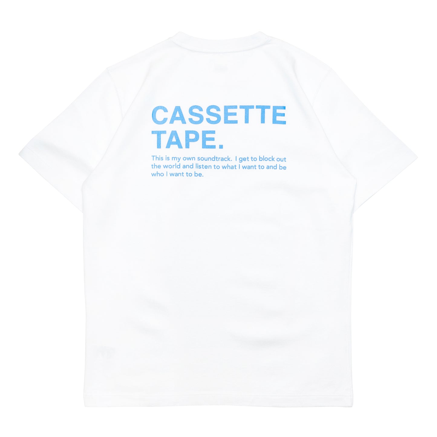 SOCIETY CASSETTE TAPE S/S TEE - WHITE