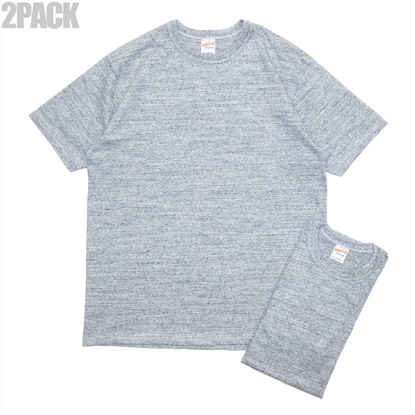 WHITESVILLE 2-PACK S/S TEE - HT-GREY