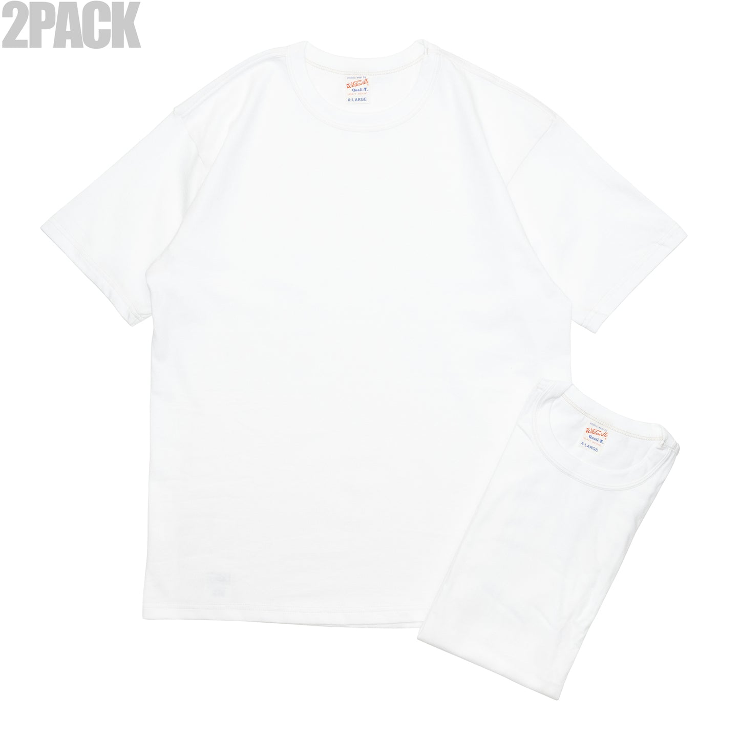 WHITESVILLE 2-PACK S/S TEE - WHITE