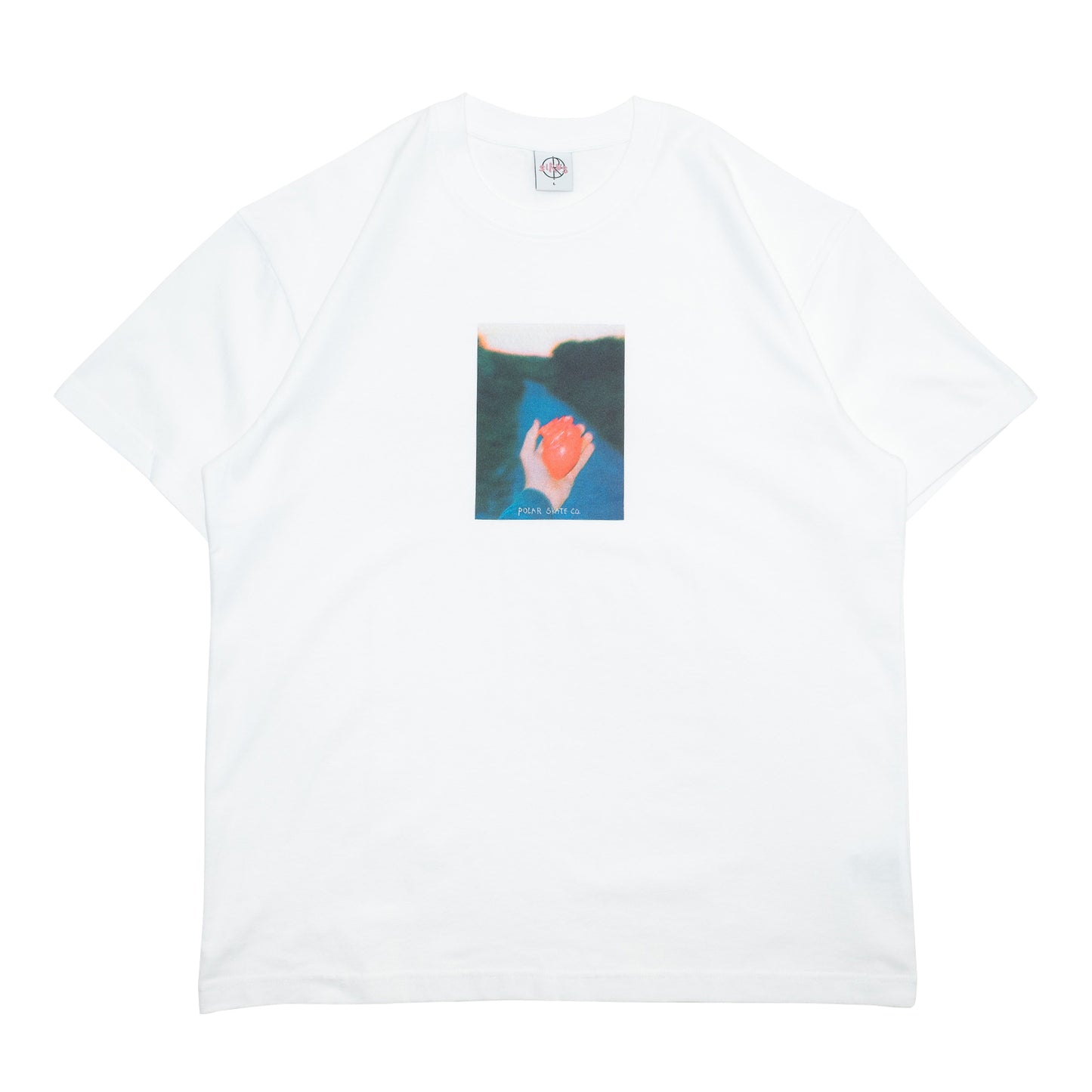 POLAR SKATE CO HEART IN HAND - WHITE