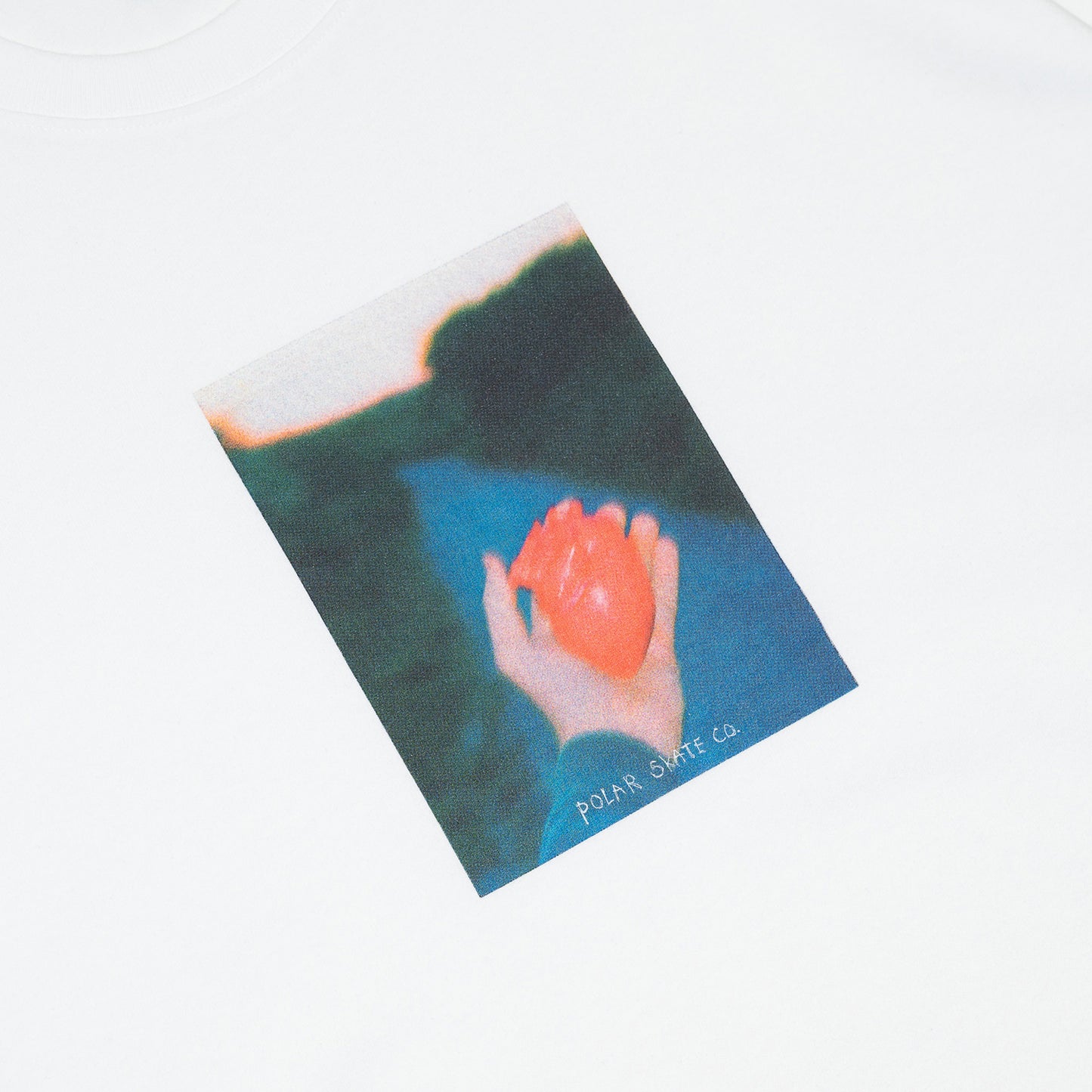 POLAR SKATE CO HEART IN HAND - WHITE