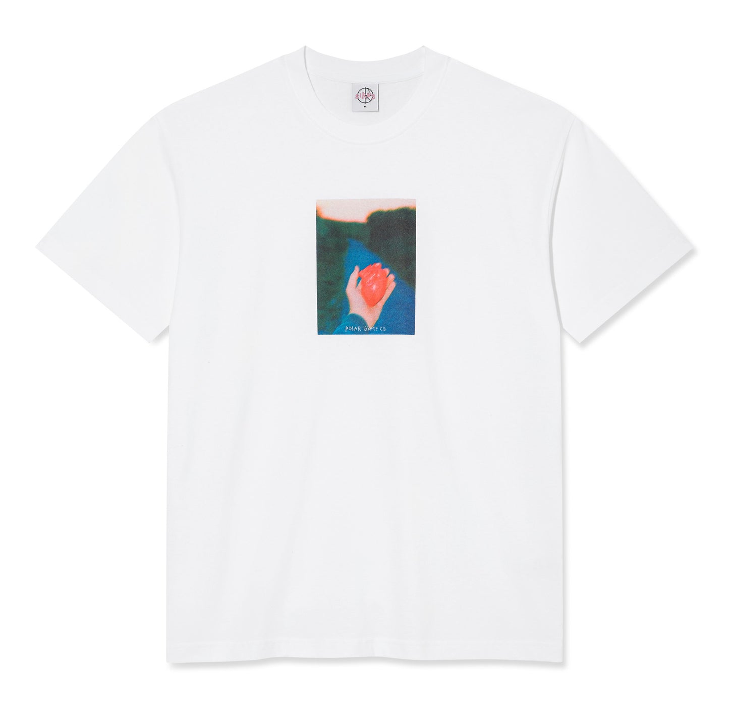 POLAR SKATE CO HEART IN HAND - WHITE