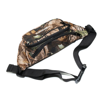 THEORIES(セオリーズ)のナイロン性ショルダーバッグ「STAMP SHOULDER BAG」のTREE CAMO(ツリーカモフラージュ柄)の上面からの商品写真