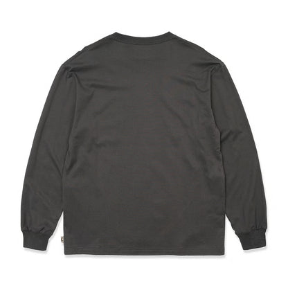 TRIBE WEAR BASIC L/S TEE - CHACOAL GREY