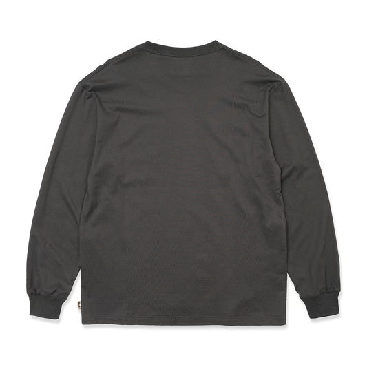 TRIBE WEAR BASIC L/S TEE - CHACOAL GREY