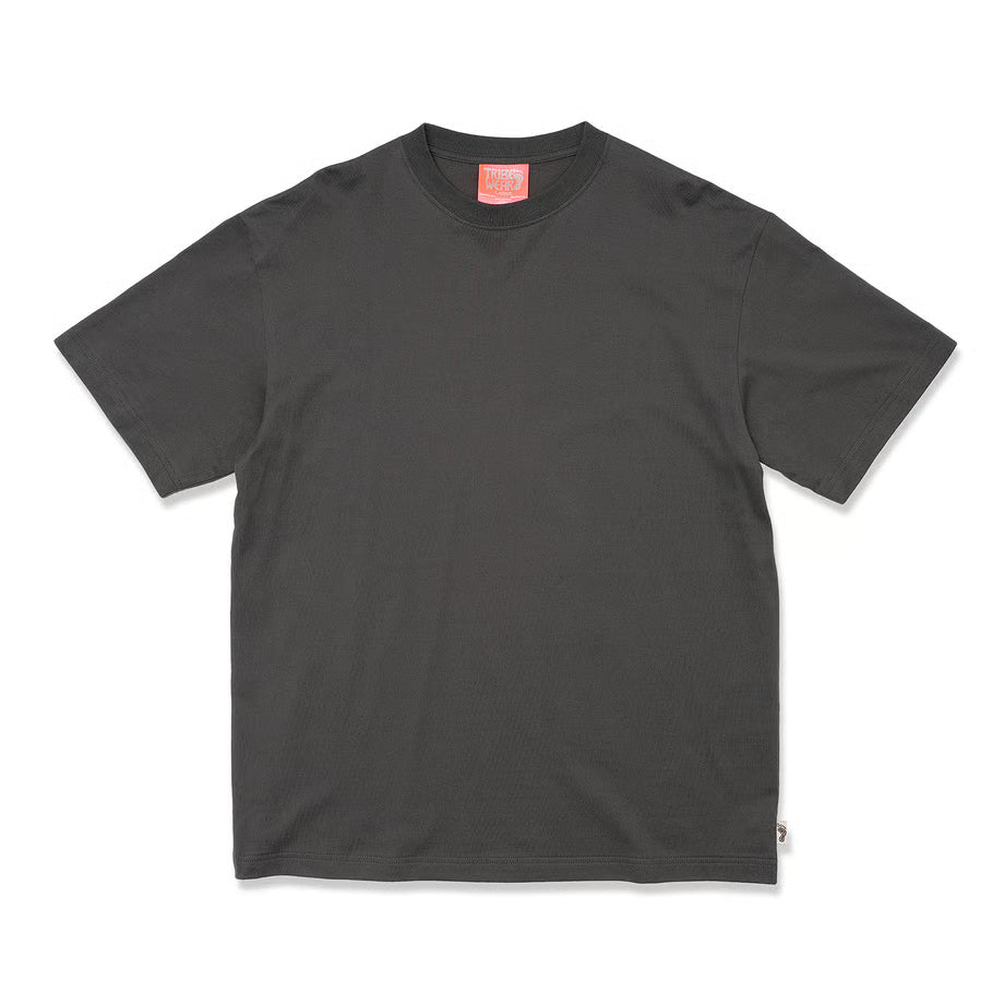 TRIBE WEAR BASIC S/S TEE - CHACOAL GREY