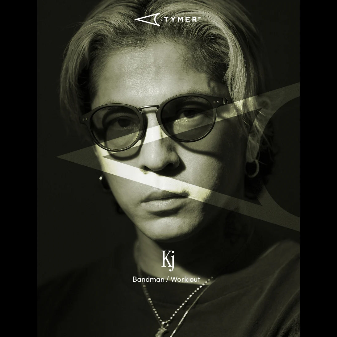 TYMER EYEWEAR / OLIVER - MATT BLACK（TY105-MBK-PGYP）