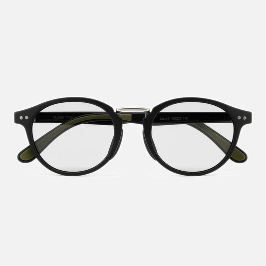 TYMER / OLIVER - MATT BLACK/GREY LENS（TY105-MBK-PGY）