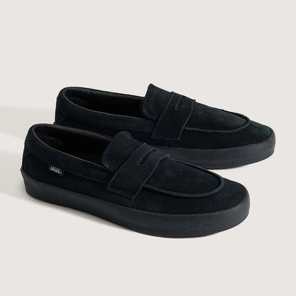 VANSのローファータイプのスケートボードシューズ「SKATE LOAFER」のBLACKカラーの商品写真