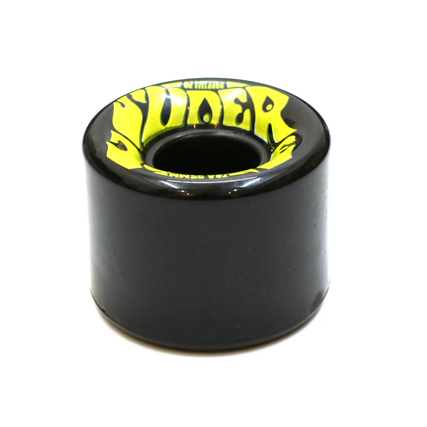 OJ WHEELSの人気のクルーザー(ソフト)ウィール「SUPER JUICE MINI 55MM / 78A」のBLACKカラーの斜めからの商品写真