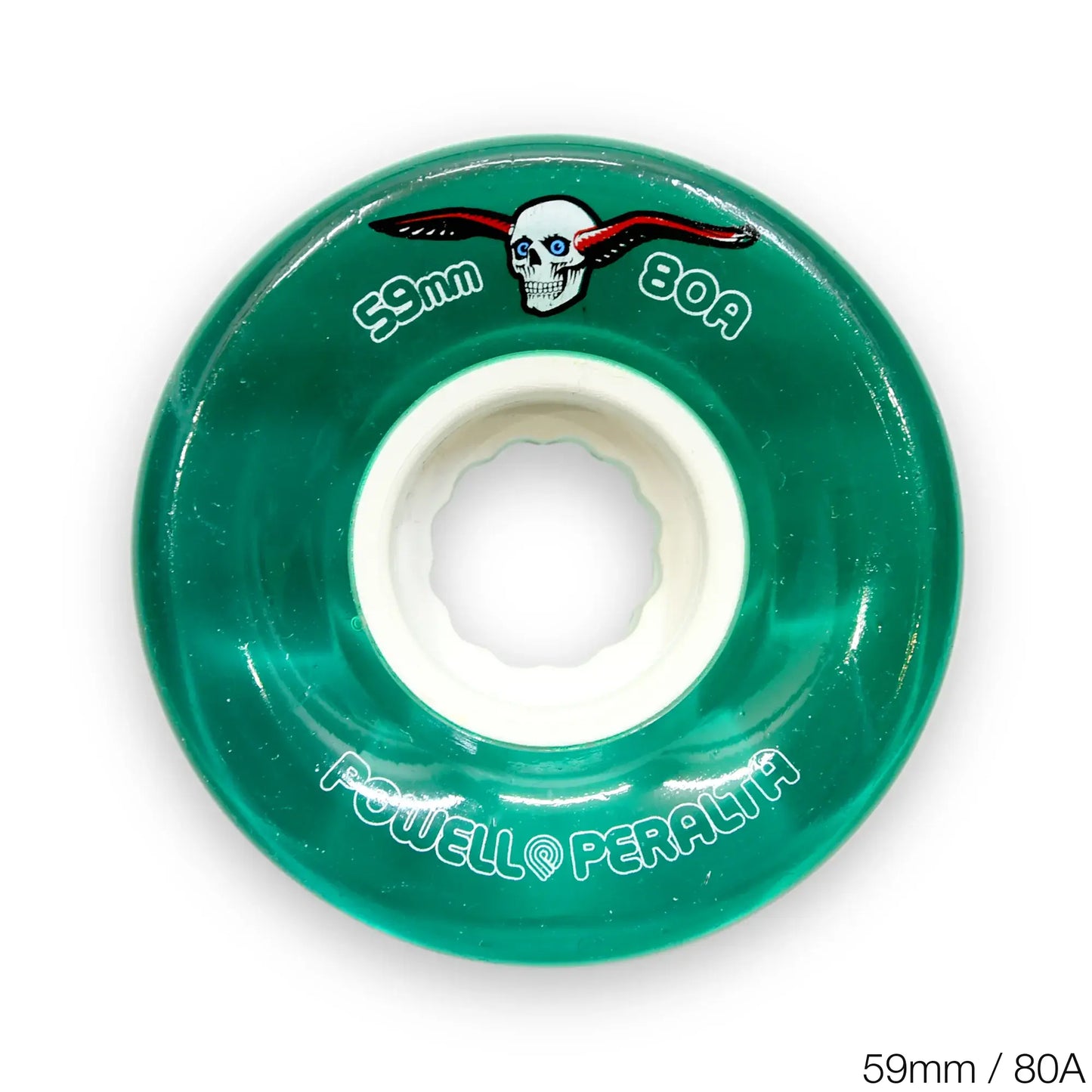 POWELL PERALTA CLEAR CRUISER GREEN - 59MM/80A