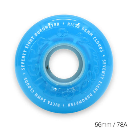 RICTA TEAM CLOUDS TRANS BLUE - 56MM / 78A 