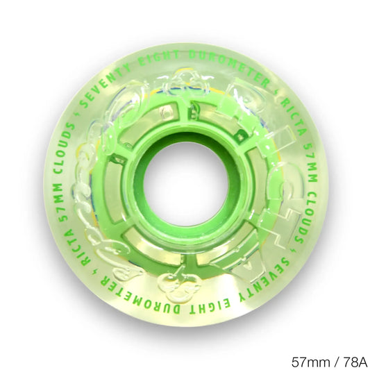 RICTA TEAM CLOUDS CLEAR SPLATTER CAMO GREEN - 57MM / 78A