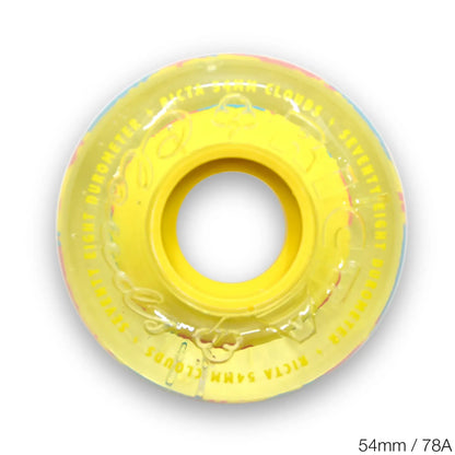 RICTA TEAM CLOUDS CLEAR SPLATTER CAMO YELLOW - 54MM / 78A